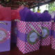 Sophie cleverly customized birthday treat bags with the cupcake toppers