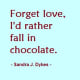 Women loves chocolate