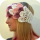 This headwrap makes me think of eagle-people or mythical flying people. I love the colors! It's so beautiful!
