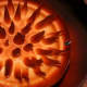 A closeup of the centre disc of the Rafflesia shows the spines