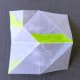 The unfold template now shows the areas that will pop when a tile is folded.