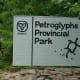 Entrance to Petroglyphs Provincial Park.