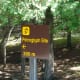 Sign directing us to Petroglyphs Provincial Park.