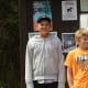 Checking out the information board before entering the trails of Petroglyphs Provincial Park.