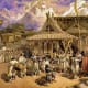 An 18th century painting of Kalpa Village