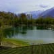 Nako Lake at Nako Village in Hangrang valley, Kinnaur