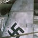 Tail of Me-410. Paul E. Garber Facility, Silver Hill, MD, May 1998.