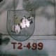 The Me-410's nose with the unit emblem. Paul E. Garber Facility, May 1998.