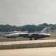 An F-14 taxiing.