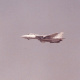 An F-14 in flight.