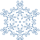 Winter snowflake clipart