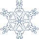 Winter snowflake