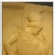 The "Mourning Athena" reads a memorial to the dead of the Persian Wars, Acropolis Museum, Athens