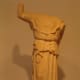 Small statue of Athena with aegis clearly visible, c 480 BCE by artist Euenor, Acropolis Museum