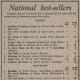 This bestseller list is from September 1972 when 4 of Bertons books were bestsellers. The Klondike, The Great Railway, The :Last Spike and the National Dream