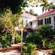 View of Edison home and partial view of guest house
