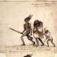 Odawa family by British soldier George Townshend