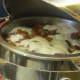 Sunday's meal consisted of fried and grilled chicken, candied yams, green beans, salad and a variety of delicious deserts.