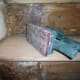 Normal electric sander for the Nosing, the edge of the treads