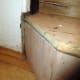 To fill gap with scrap plywood