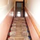 Two coats of dark wood stain applied