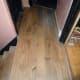 Skirting board fitted to wall