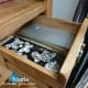 One of the smallest drawers in my craft hutch holds all my peel-off sticker sheets - there are hundreds!