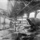 Elevated train structure damaged by shrapnel from the 1919 Boston Molasses Disaster.