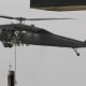 An H-60 performs at the Andrews AFB open house, 2009.