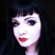 Me, Wearing Kryolan 'Showgirl' Lashes