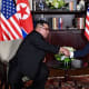 President Trump and Leader Kim in Singapor3, June 2018.