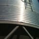 If silly folk getting hurt were a concern, the lower ladder sections could be left off, as seen here. A temporary ladder would need to be used each time the bin was accessed to check grain levels, etc.