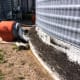 You can see this similar foundation seal is built up sufficiently and covers all necessary areas where moisture might enter.