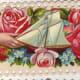 Victorian roses with sailboat * See downloading instructions above