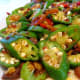 Malaysian Style stir-fried okra with dried shrimp