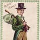 Saint Patrick's Day cards: Irish lad with bindle "Erin Go Bragh"