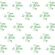Free happy St. Patrick's Day scrapbook papers: white background