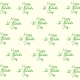 Happy St. Patrick's Day scrapbooking supplies: ivory background