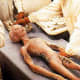 Supposedly a photo of a Roswell alien in autopsy. Looks more like a mannequin. (public domain)