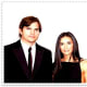 Ashton Kutcher and Demi Moore