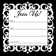 Black and white flourish
