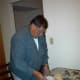 The wheat for zjito needs to be perfect. There should be no broken pieces or stones or other foreign matter mixed with the wheat. So we spend some time sorting through every grain to make sure it's as pure as it can be.