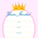 Purple with crown