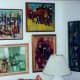 Paintings that used to hang in the Rogan's living room in Beaumont, Texas.