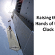 Raising the Hands of the Royal Clock Tower in Mecca