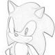 Sonic Pose8 - Sonic Hedgehog Kids Colouring Pictures to Print-and-Color Online