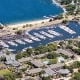 Marina on the east side of Geneva Lake, Fontana, Wisconsin