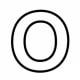 Alphabet Coloring Image O