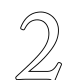 Number two coloring page.