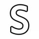 Alphabet Coloring Image S